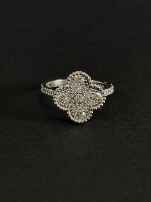 Каблучка золота Van Cleef з діамантами
