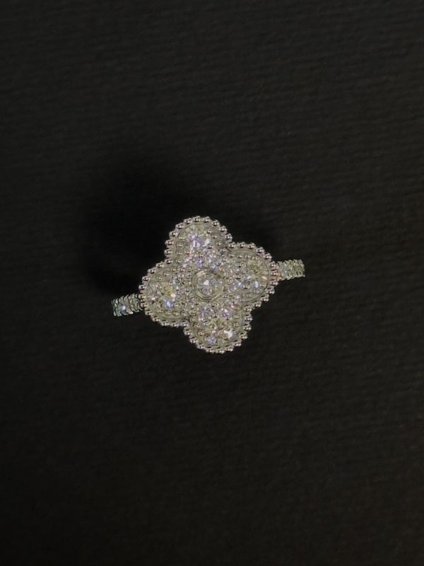 Каблучка золота Van Cleef з діамантами - Зображення 3