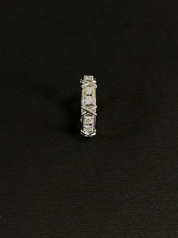 Каблучка Tiffany з діамантами золота