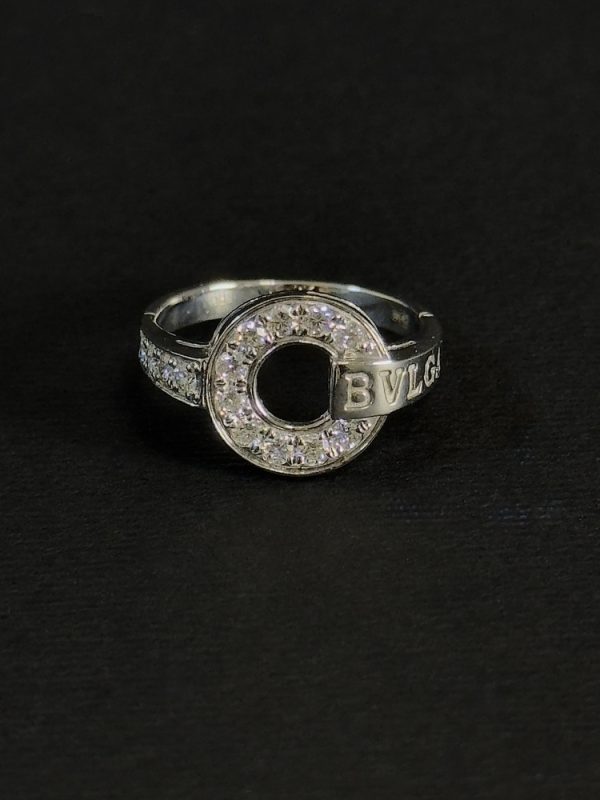 Каблучка золота з діамантами Bvlgari