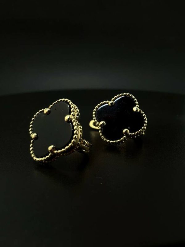 Сережки золоті Van Cleef  "Конюшина"