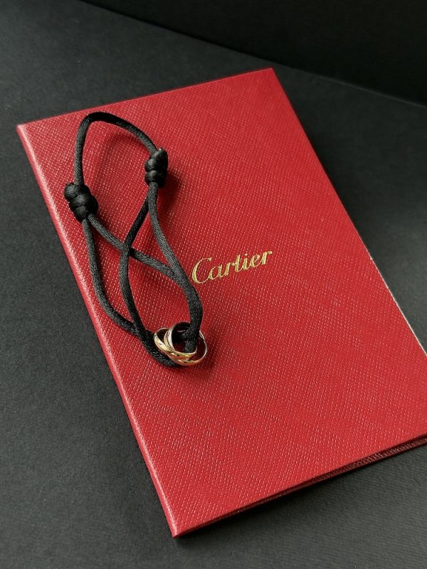 Браслет золотий Cartier Trinity - Зображення 4
