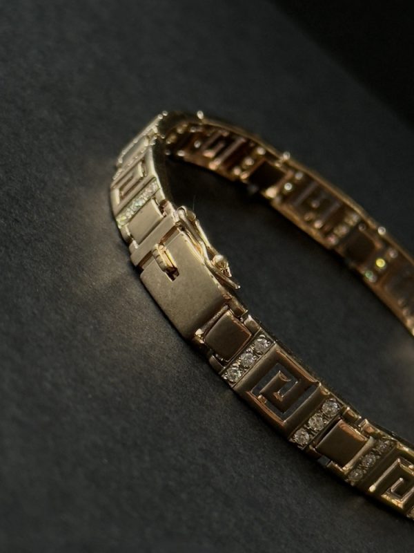Браслет золотий "Versace" - Зображення 5