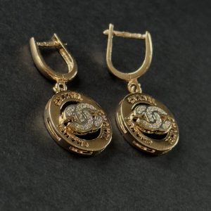 Сережки “Chanel” золоті