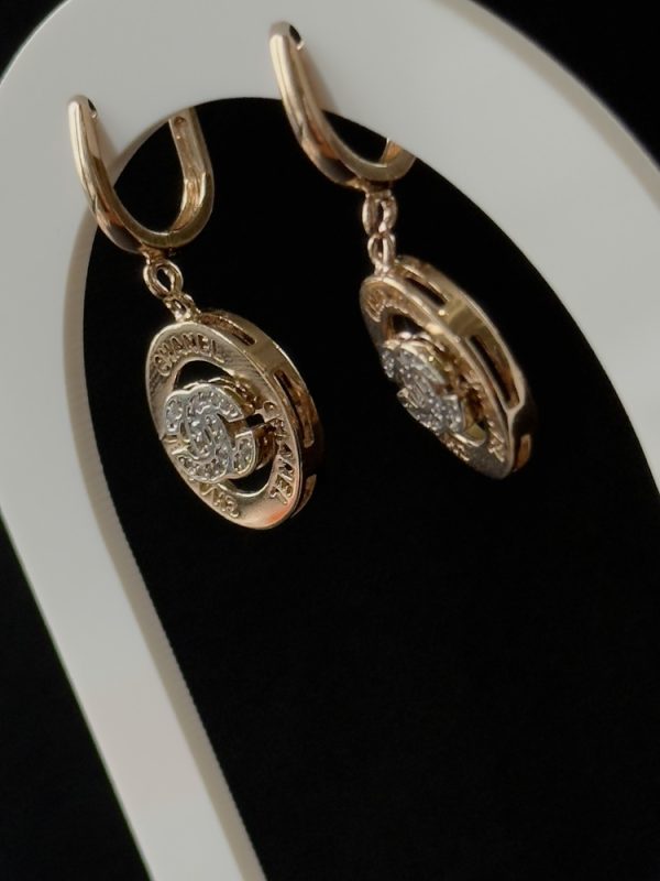 Сережки "Chanel" золоті - Зображення 6