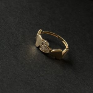 Каблучка золота “Серця”