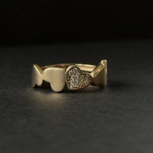 Каблучка золота “Серця”
