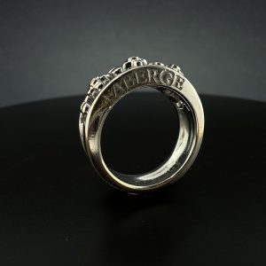 Каблучка Faberge з білого золота