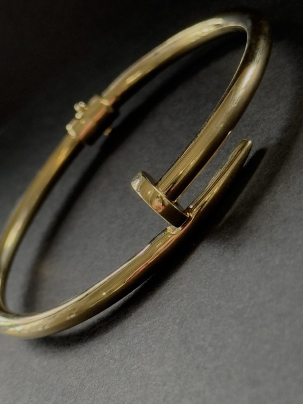 Браслет золотий "Cartier" Цвях - Зображення 3