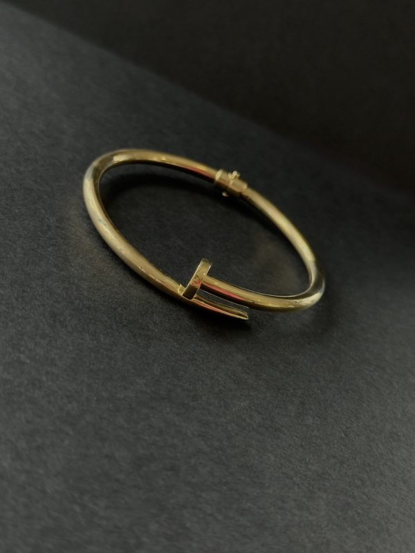 Браслет золотий "Cartier" Цвях - Зображення 5