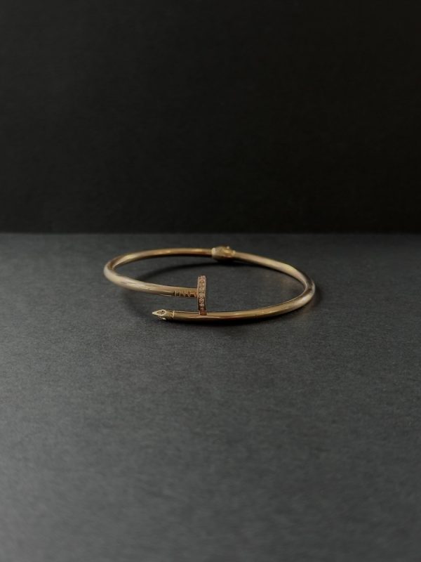 Браслет золотий "Cartier" Цвях - Зображення 8