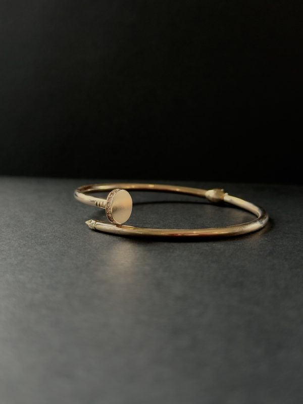 Браслет золотий "Cartier" Цвях - Зображення 3