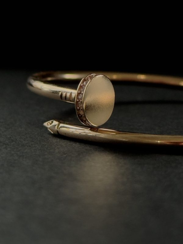 Браслет золотий "Cartier" Цвях - Зображення 5
