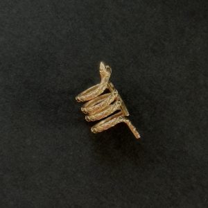 Сережка золота “Змія”