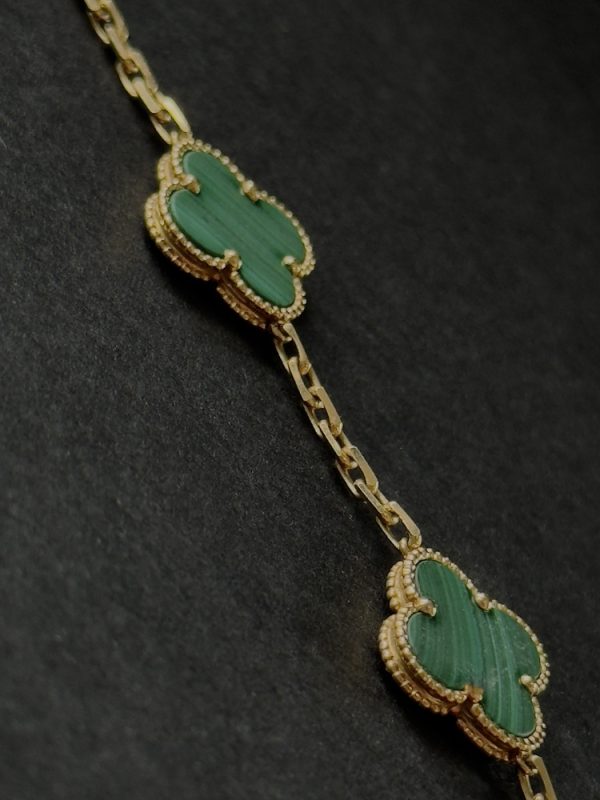 Браслет золотий Van Cleef Vintage Alhambra - Зображення 3