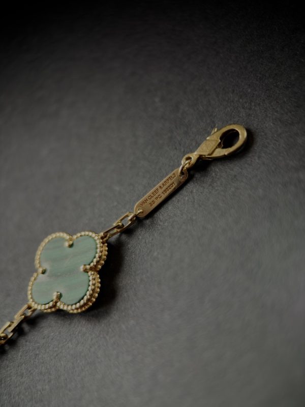 Браслет золотий Van Cleef Vintage Alhambra - Зображення 4
