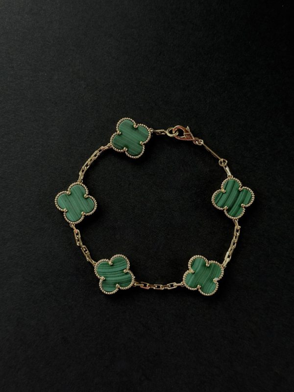 Браслет золотий Van Cleef Vintage Alhambra - Зображення 2