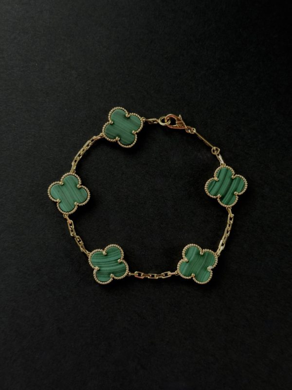 Браслет золотий Van Cleef Vintage Alhambra - Зображення 6