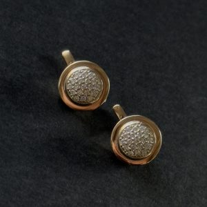Сережки золоті з камінням