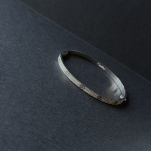 Браслет “Cartier” з білого золота з діамантами