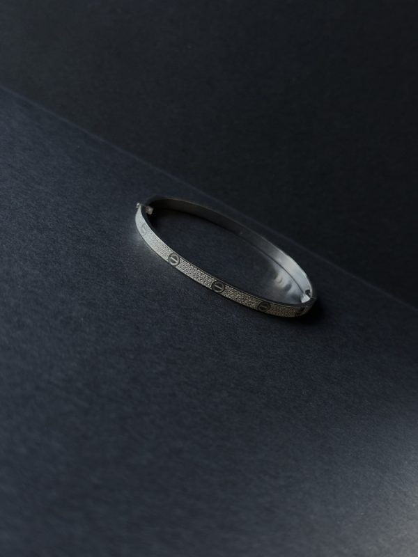 Браслет "Cartier" з білого золота з діамантами - Зображення 3