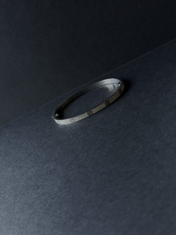 Браслет "Cartier" з білого золота з діамантами - Зображення 4