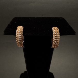Сережки з фіанітами