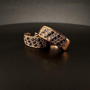 Сережки з фіанітами