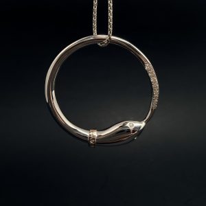 Підвіс золотий з діамантами в стилі Damiani Eden