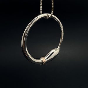 Підвіс золотий з діамантами в стилі Damiani Eden