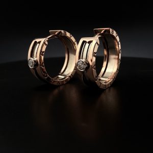 Сережки стилі Bvlgari