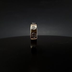 Каблучка в білому золоті під бренд “Cartier “Love”