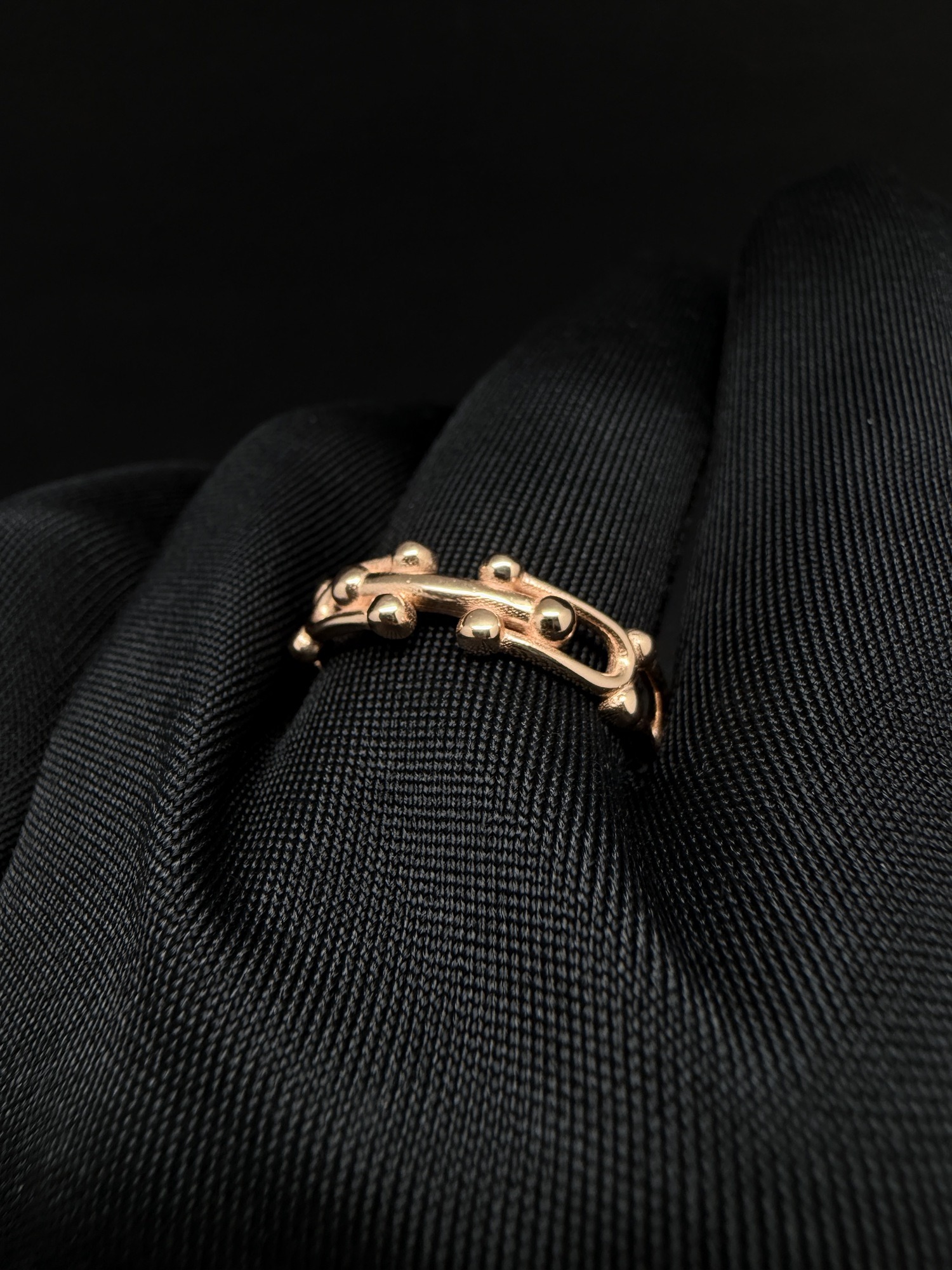 Каблучка золота в стилі "Tiffany Hard Wear" - Зображення 6
