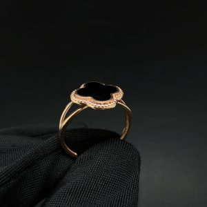 Каблучка золота в стилі ” Van cleef & arpels”