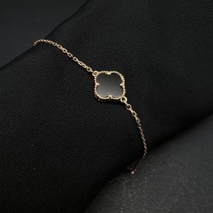 Браслет золотий в стилі ” Van cleef & arpels”