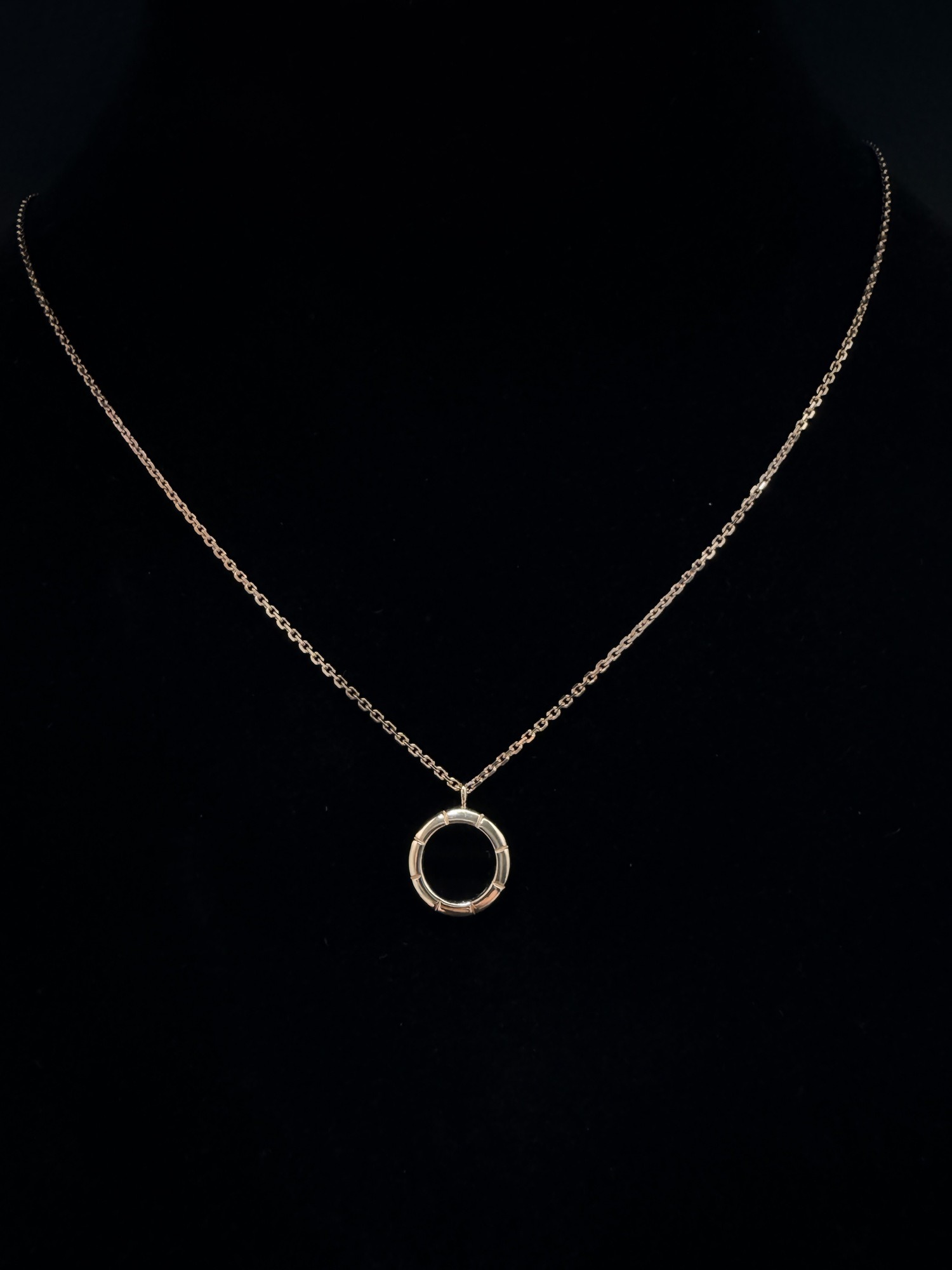 Кольє золоте в стилі "Bvlgari" з оніксом