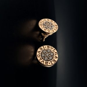 Сережки золоті в стилі “Bvlgari”