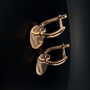 Сережки золоті в стилі “Cartier”